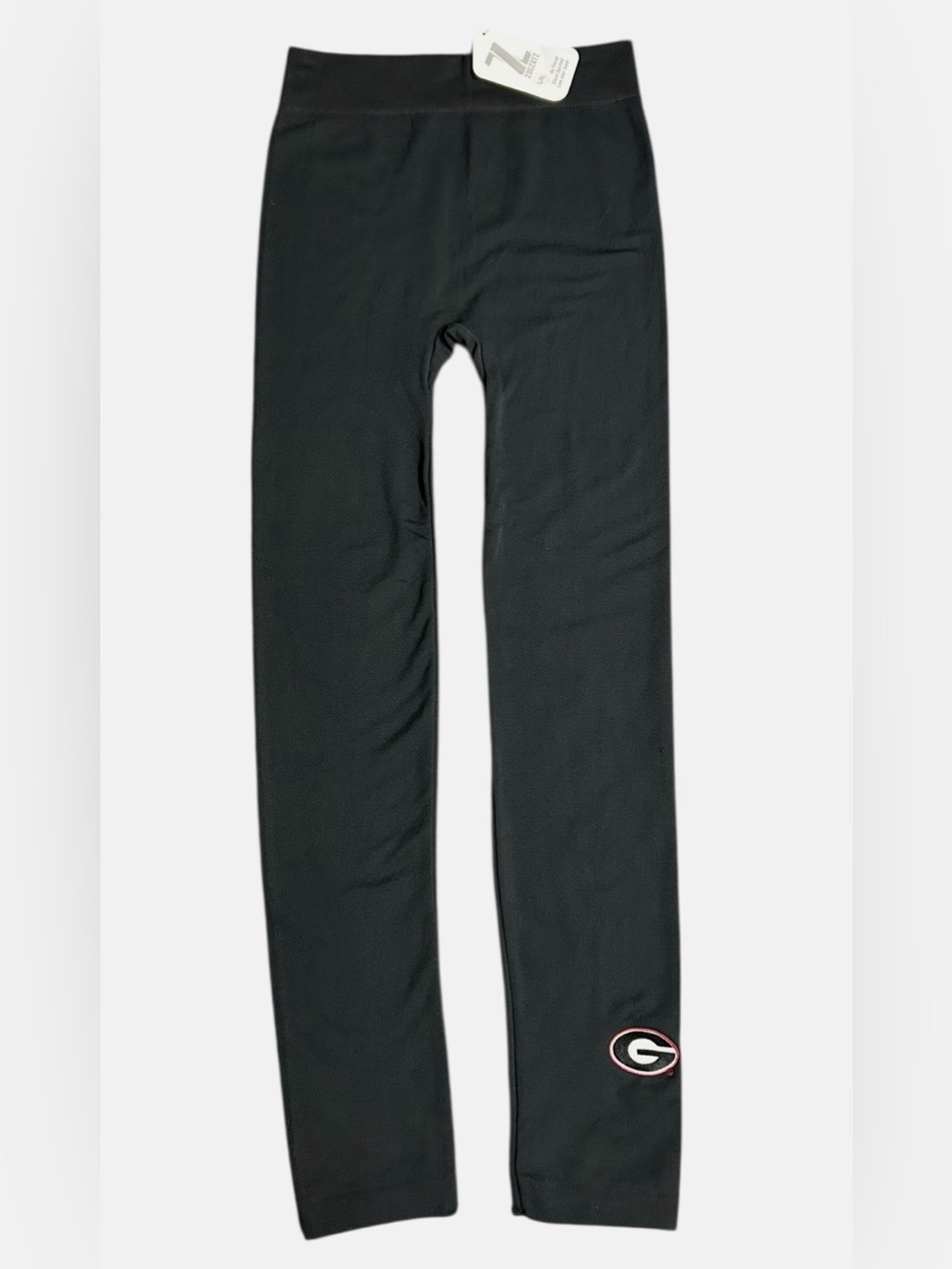 Women's ZooZatz Black Fleece Lined Georgia Bulldogs UGA Ankle Leggings L/XL
